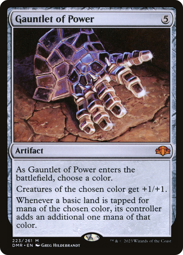 Gauntlet of Power (DMR-223) (Foil)
