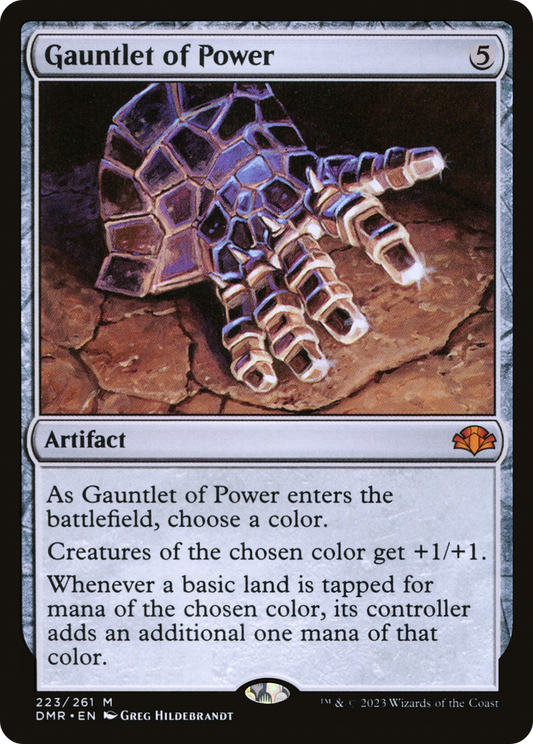 Gauntlet of Power (DMR-223) (Foil)