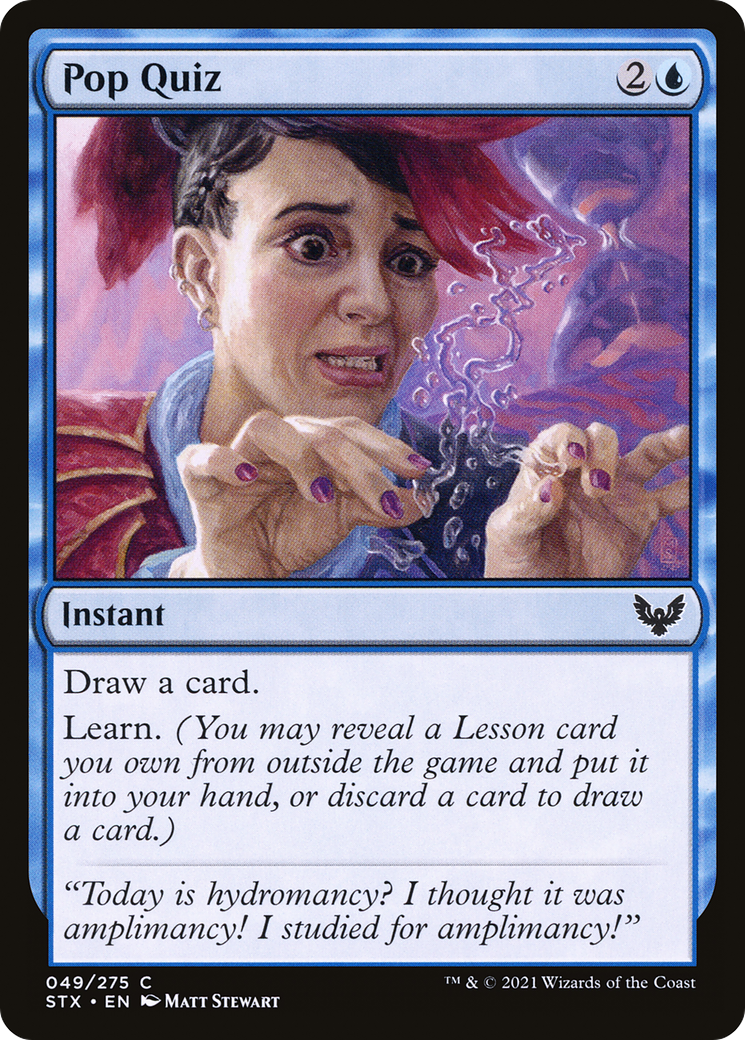 Pop Quiz (STX-049) (Foil)