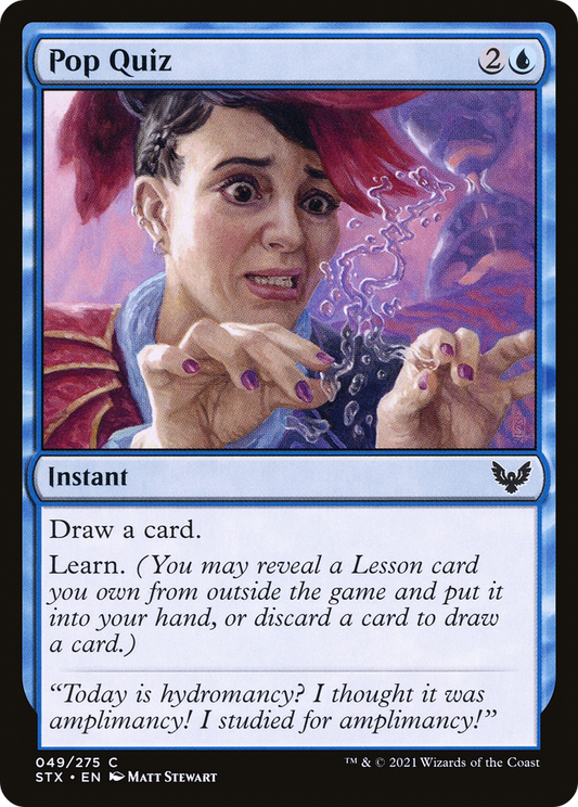 Pop Quiz (STX-049) (Foil)