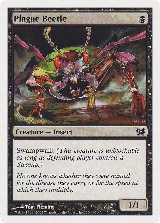 Plague Beetle (9ED-154★) (Foil)