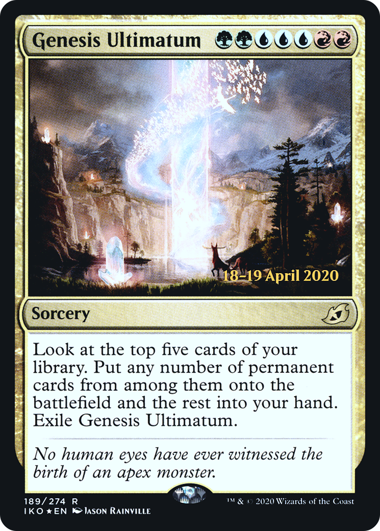 Genesis Ultimatum (PRE-189S) (Foil)