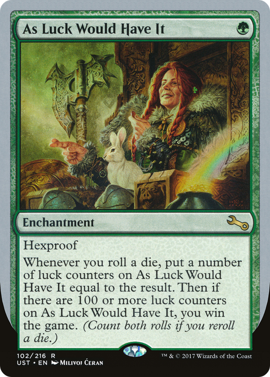 As Luck Would Have It (UST-102) (Foil)
