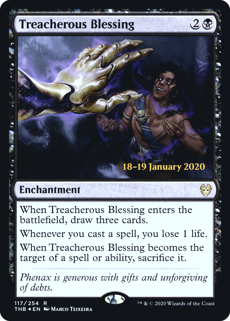 Treacherous Blessing (PRE-117S) (Foil)