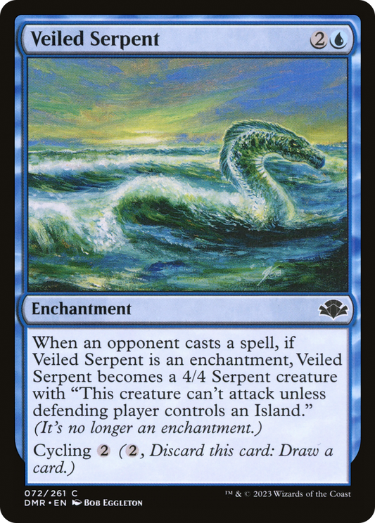 Veiled Serpent (DMR-072) (Foil)
