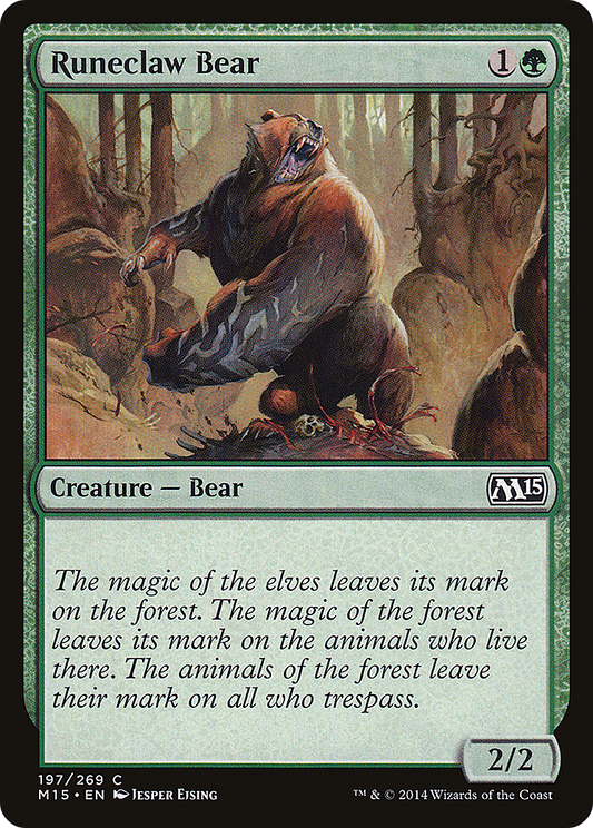 Runeclaw Bear (M15-197) (Foil)
