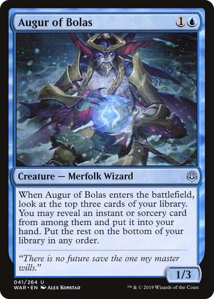 Augur of Bolas (WAR-041) (Foil)
