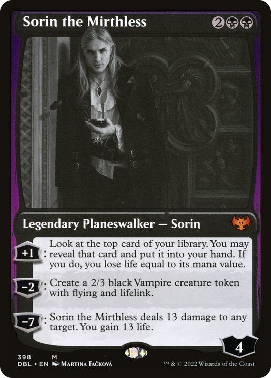 Sorin the Mirthless (DBL-398) (Foil)