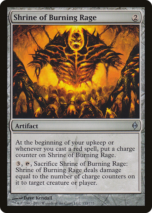 Shrine of Burning Rage (NPH-153) (Foil)
