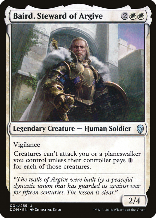 Baird, Steward of Argive (DOM-004) (Foil)