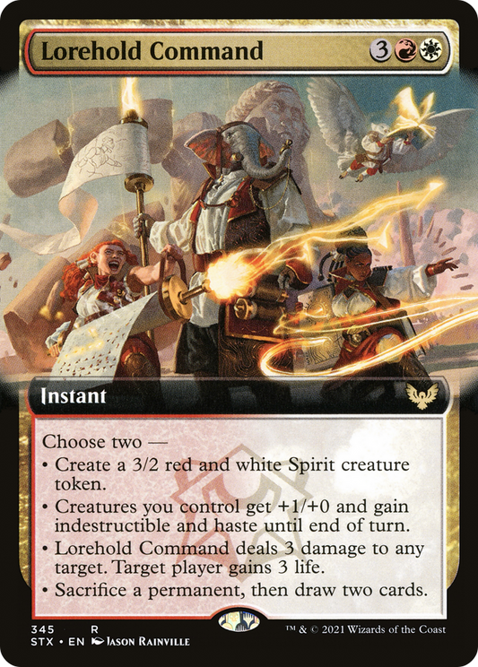 Lorehold Command (STX-345) (Extended Art)