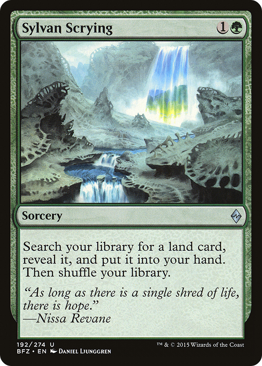 Sylvan Scrying (BFZ-192) (Foil)