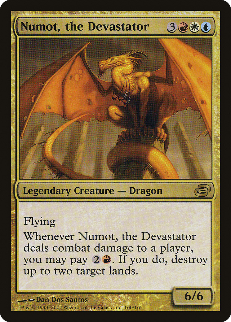 Numot, the Devastator (PLC-160) (Foil)