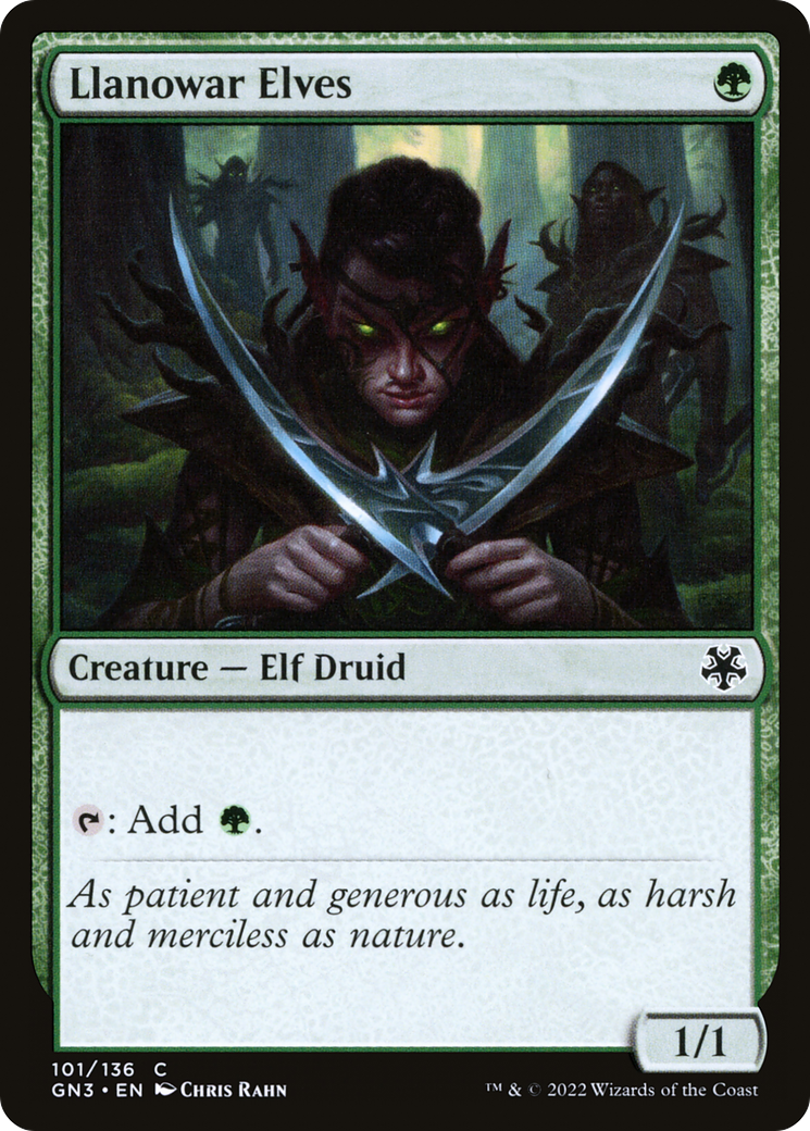 Llanowar Elves (GN3-101)