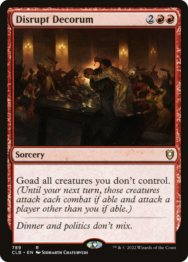 Disrupt Decorum (CLB-789)