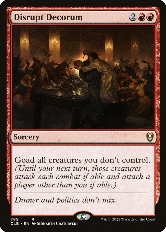 Disrupt Decorum (CLB-789)