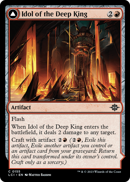 Idol of the Deep King // Sovereign's Macuahuitl (LCI-155) (Foil)