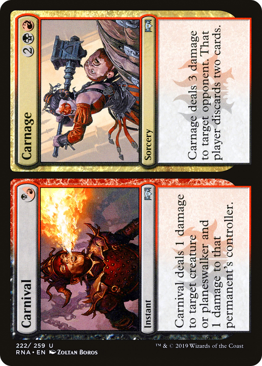 Carnival // Carnage (RNA-222) (Foil)
