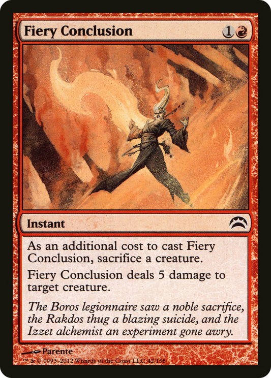 Fiery Conclusion (PC2-042)