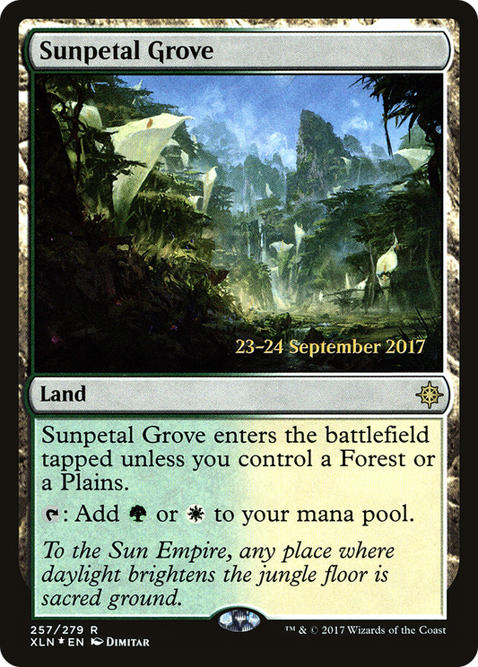 Sunpetal Grove (PRE-257S) (Foil)