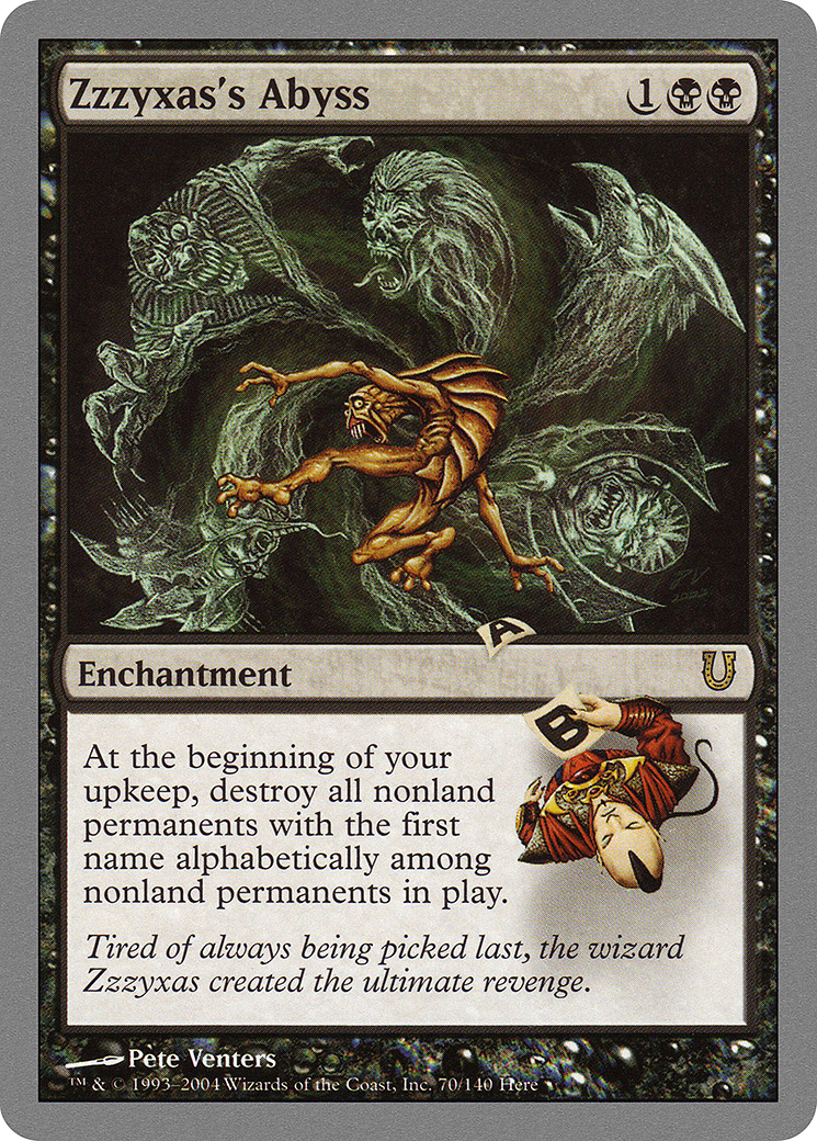 Zzzyxas's Abyss (UNH-070) (Foil)