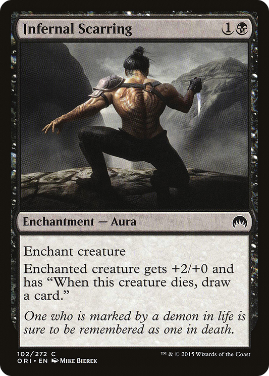 Infernal Scarring (ORI-102) (Foil)