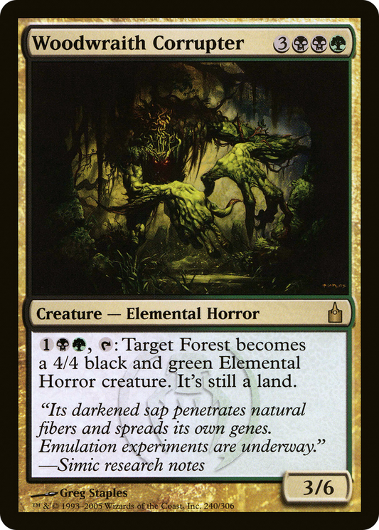 Woodwraith Corrupter (RAV-240) (Foil)