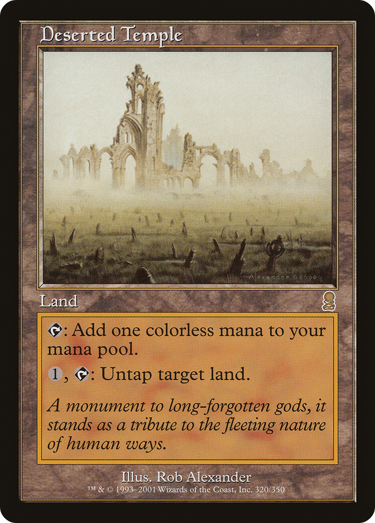 Deserted Temple (ODY-320) (Foil)