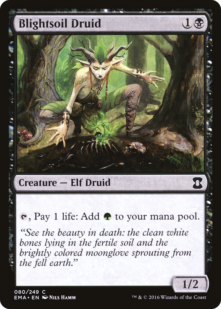 Blightsoil Druid (EMA-080) (Foil)