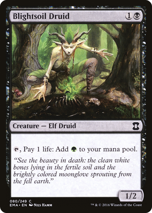 Blightsoil Druid (EMA-080) (Foil)