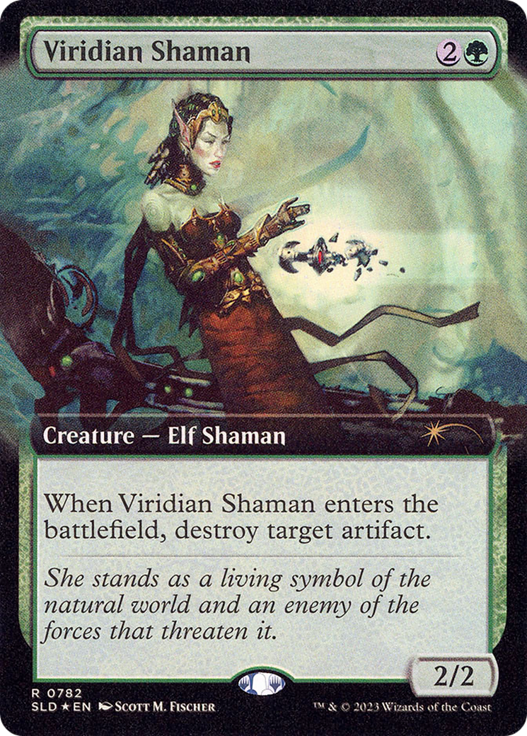 Viridian Shaman (SLD-782) (Extended Art) (Foil)