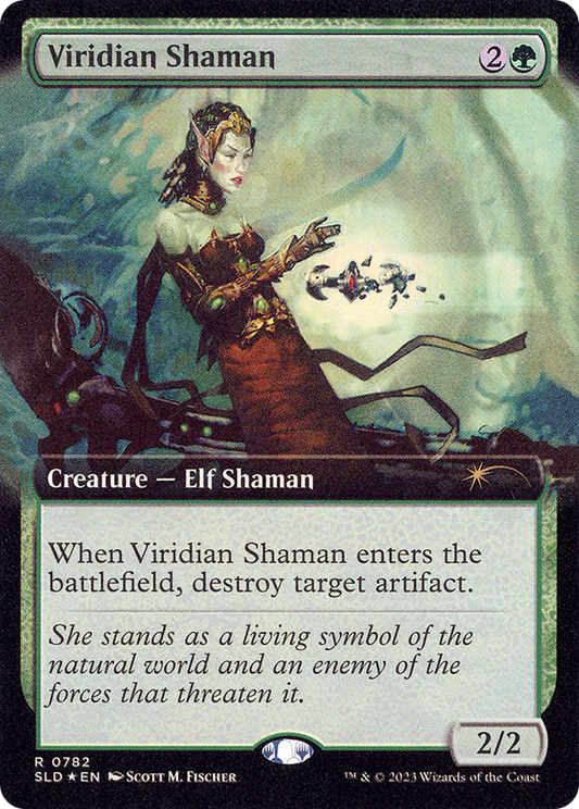 Viridian Shaman (SLD-782) (Extended Art) (Foil)