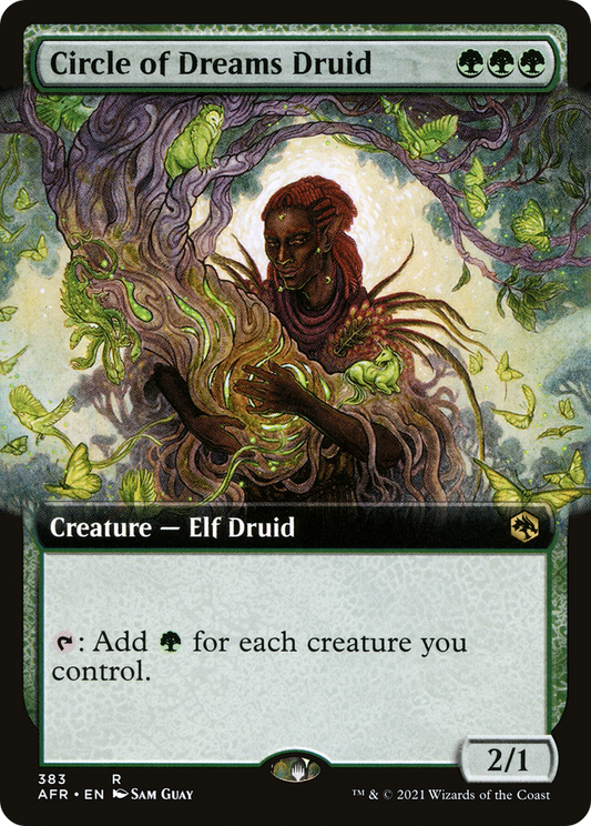 Circle of Dreams Druid (AFR-383) (Extended Art) (Foil)