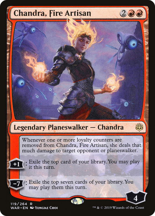 Chandra, Fire Artisan (WAR-119)