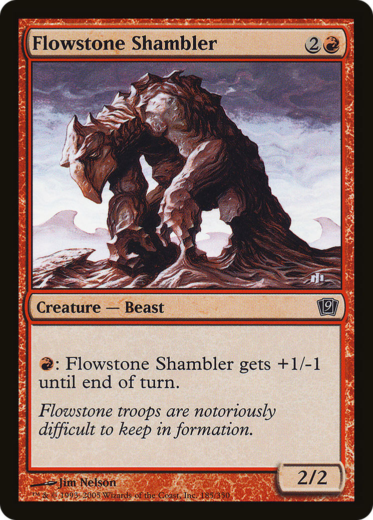 Flowstone Shambler (9ED-185★) (Foil)