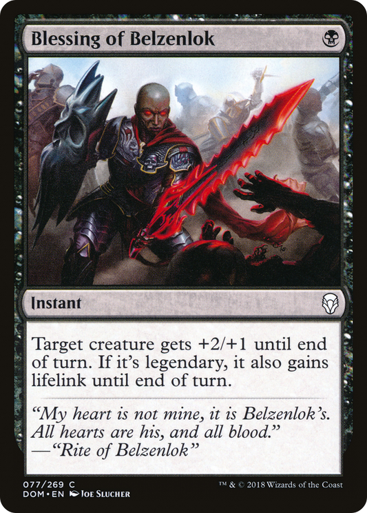 Blessing of Belzenlok (DOM-077) (Foil)