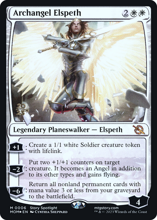 Archangel Elspeth (PRE-06S) (Foil)