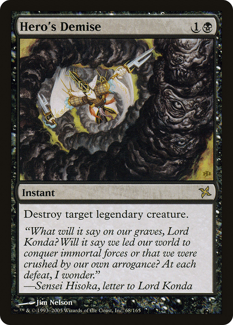 Hero's Demise (BOK-068) (Foil)
