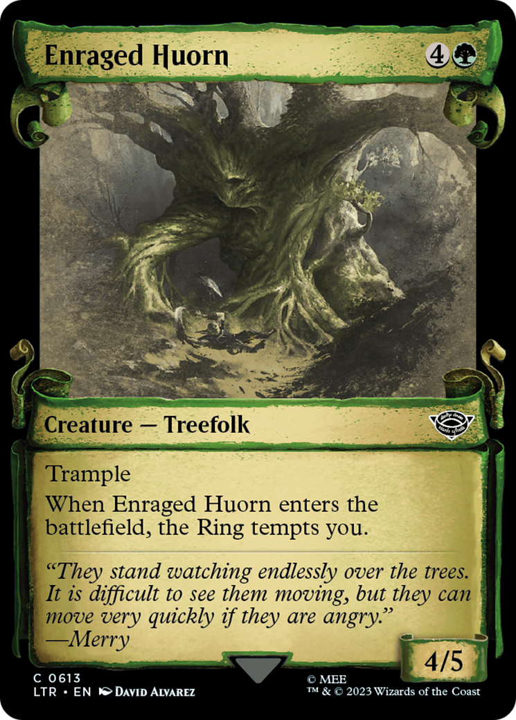 Enraged Huorn (LTR-613) (Showcase) (Scroll) (Foil)