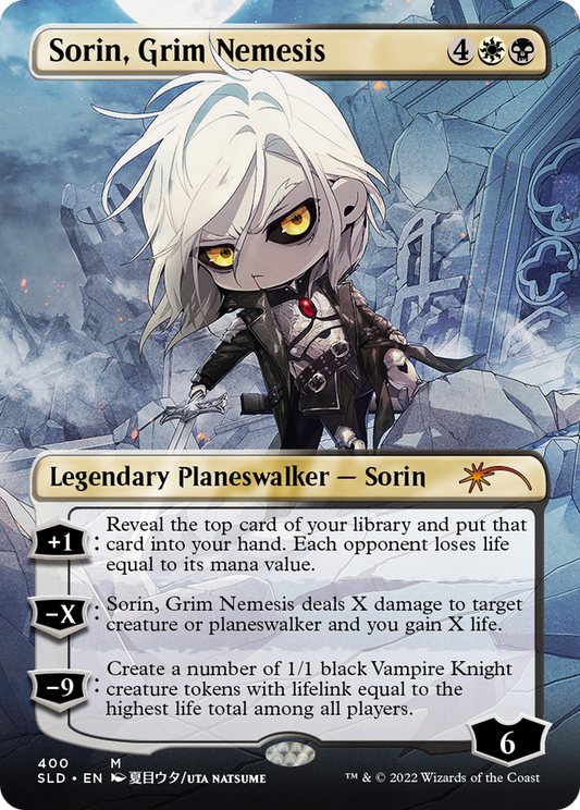 Sorin, Grim Nemesis (SLD-400) (Borderless) (Foil)