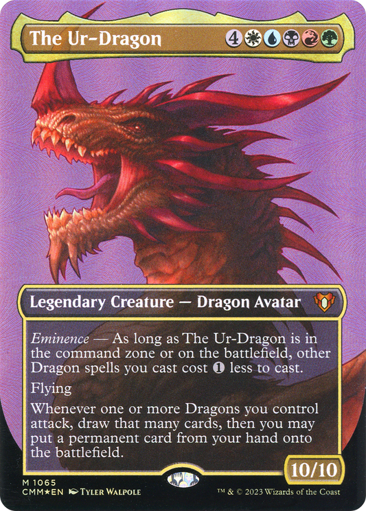 The Ur-Dragon (CMM-1065) (Borderless) (Textured Foil)