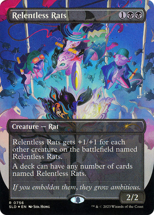 Relentless Rats (SLD-756) (Borderless) (Foil)