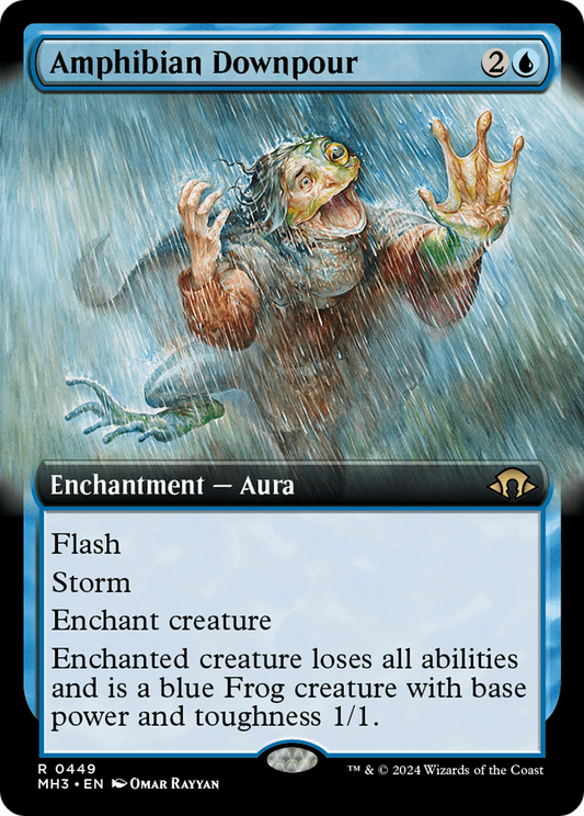 Amphibian Downpour (MH3-449) (Extended Art) (Foil)