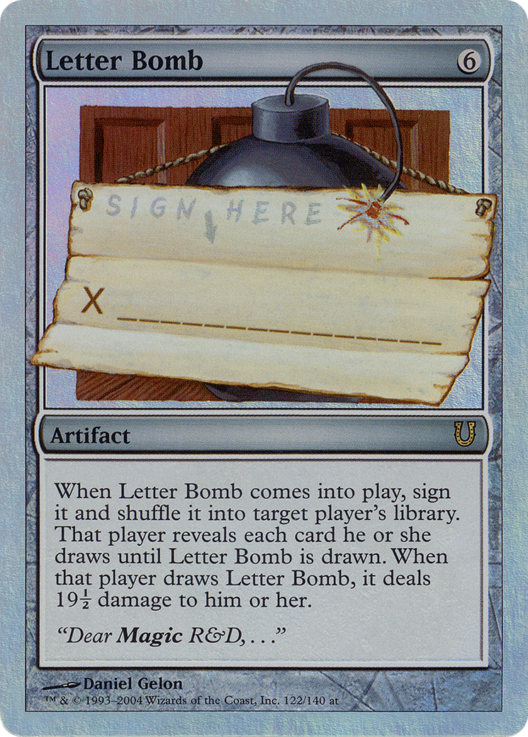 Letter Bomb (UNH-122★) (Foil)