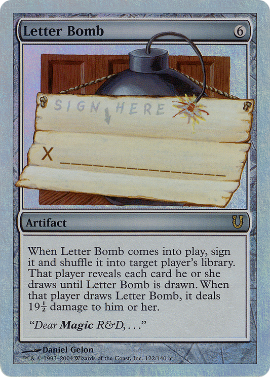 Letter Bomb (UNH-122★) (Foil)