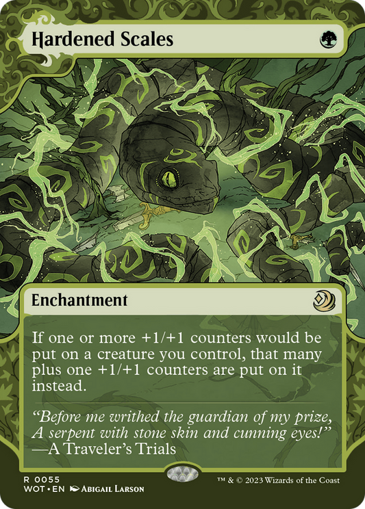 Hardened Scales (WOT-055) (Showcase) (Borderless) (Foil)