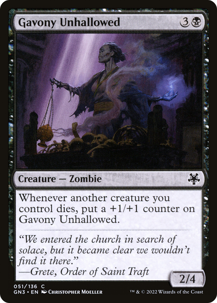 Gavony Unhallowed (GN3-051)