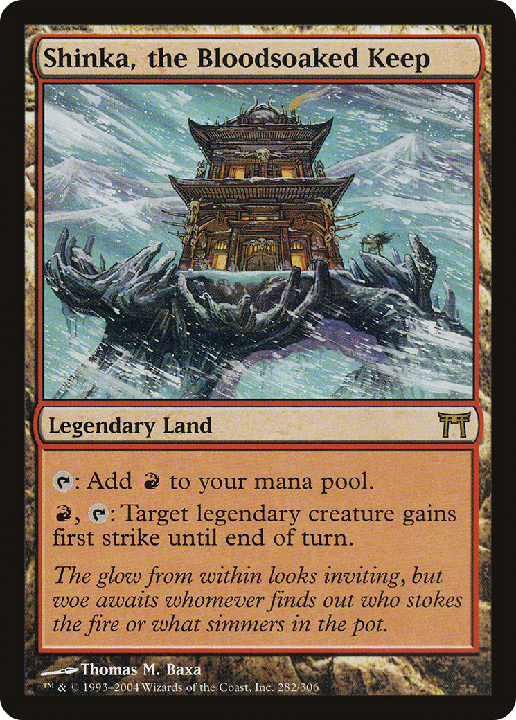 Shinka, the Bloodsoaked Keep (CHK-282) (Foil)