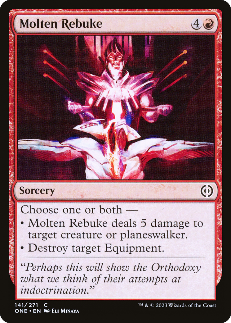 Molten Rebuke (ONE-141) (Foil)