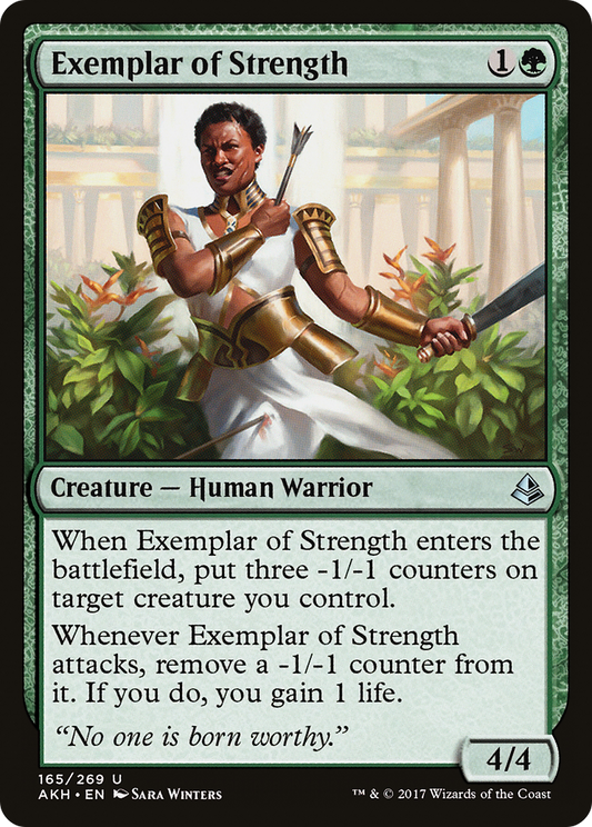 Exemplar of Strength (AKH-165) (Foil)
